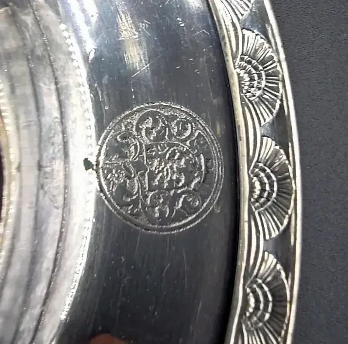 Vintage International Silver Co. Silver Soldered "The Exeter Inn" Hotel Ashtray 05044