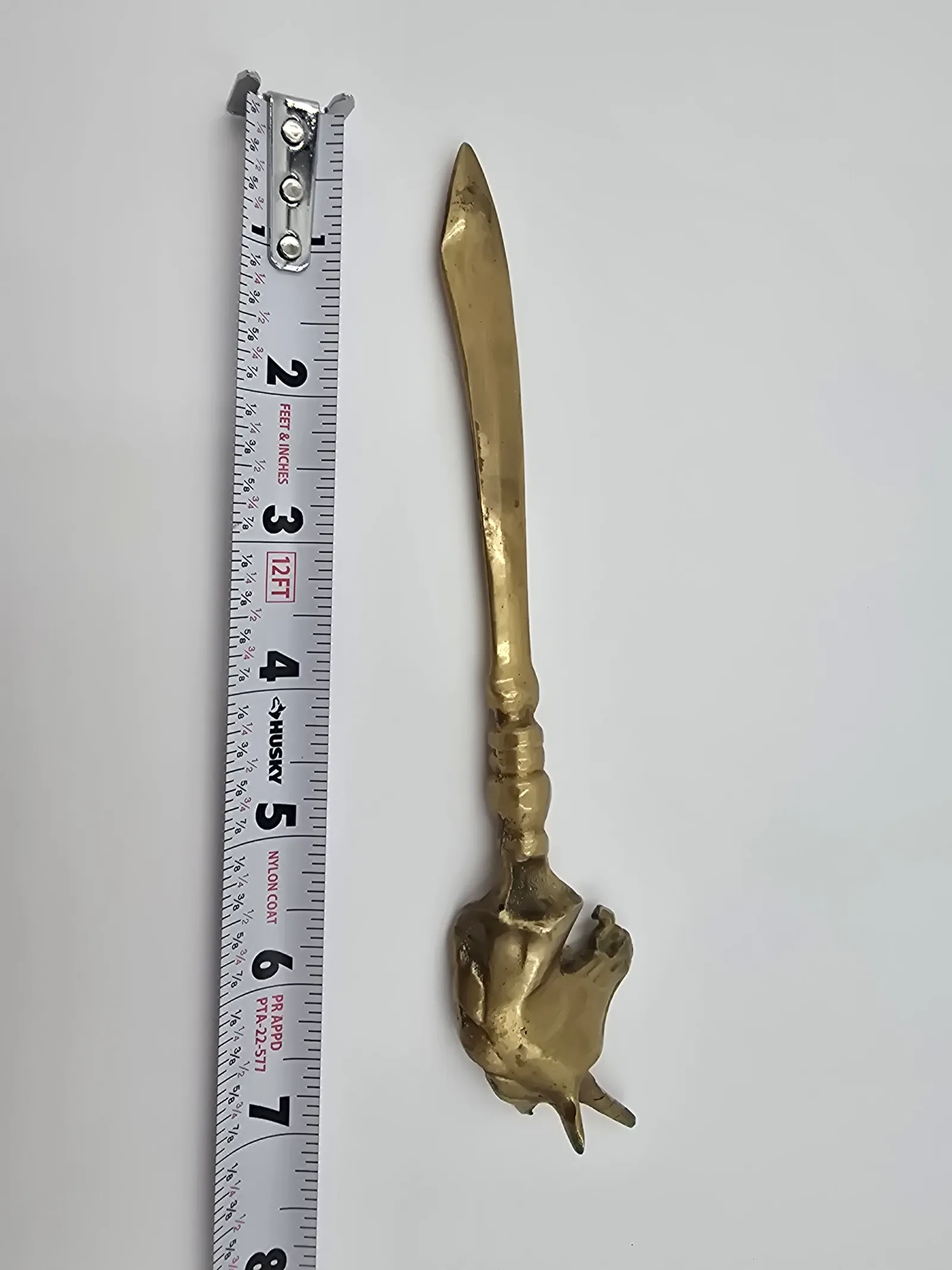Brass Unicorn letter opener