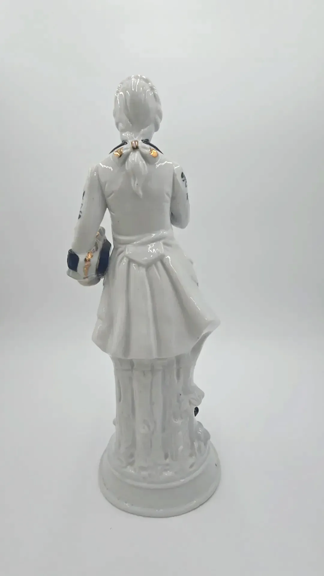 Vintage Empire by Haruta Japan Pair Porcelain Victorian Gentleman Lady Figurines