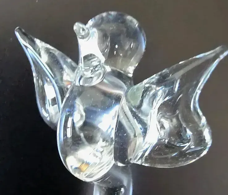 Vintage Hand Blown Glass Bird Swizzle Sticks Cocktail Drink Stirrers Set of 4
