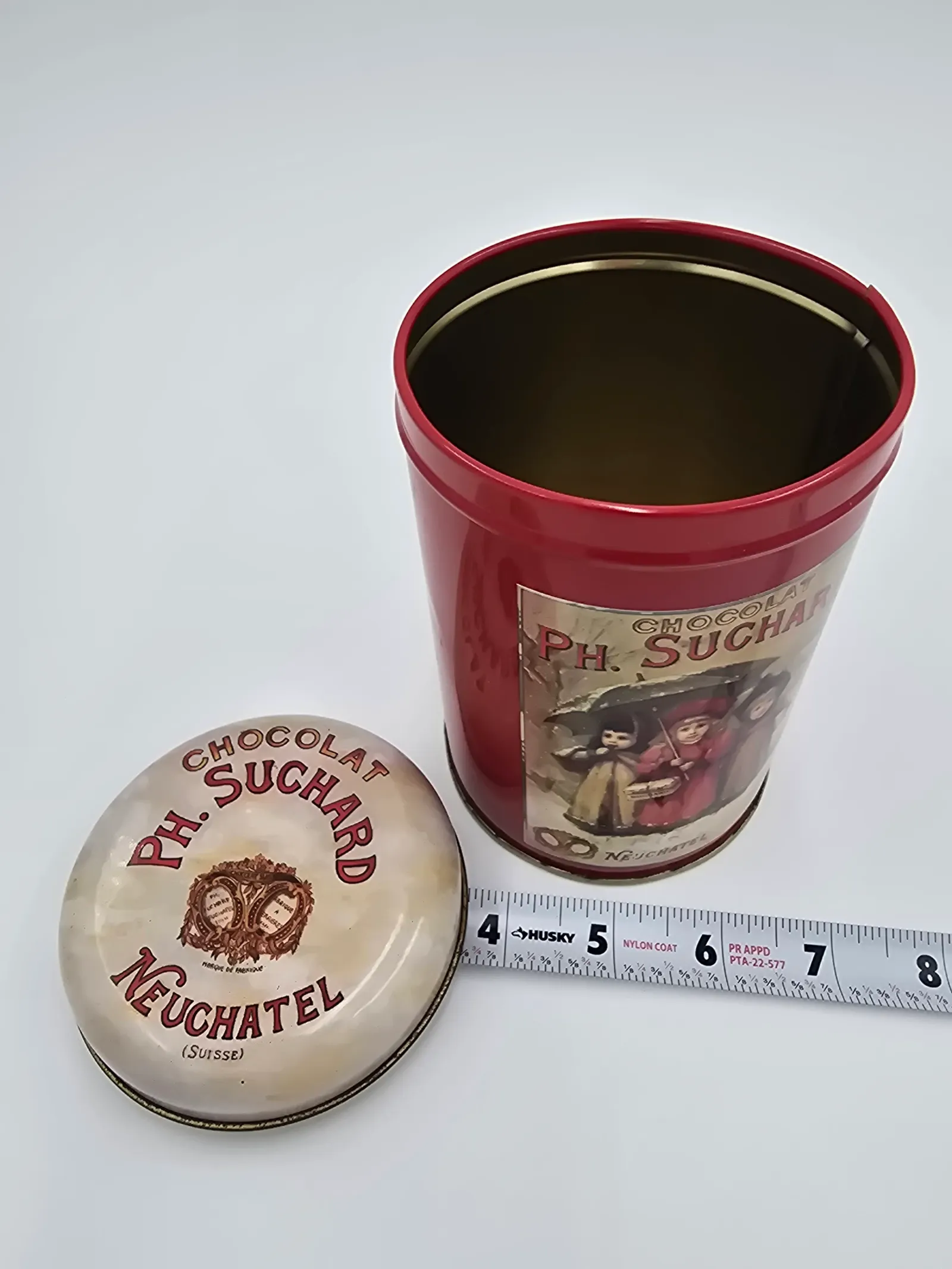 Chocolate tin