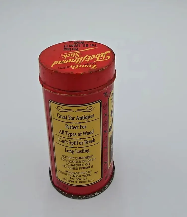 Vintage Zenith Tibet Almond Stick Advertising Tin