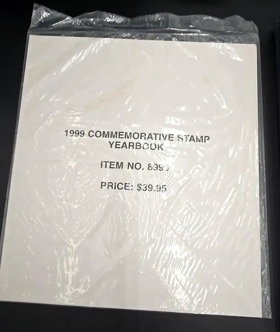 1999 USPS Commemorative Stamp Yearbook Item 8999 complete slipcase sealed stamps