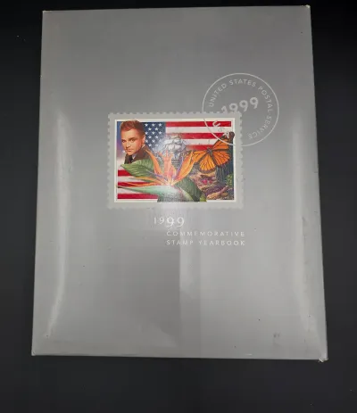 1999 USPS Commemorative Stamp Yearbook Item 8999 complete slipcase sealed stamps