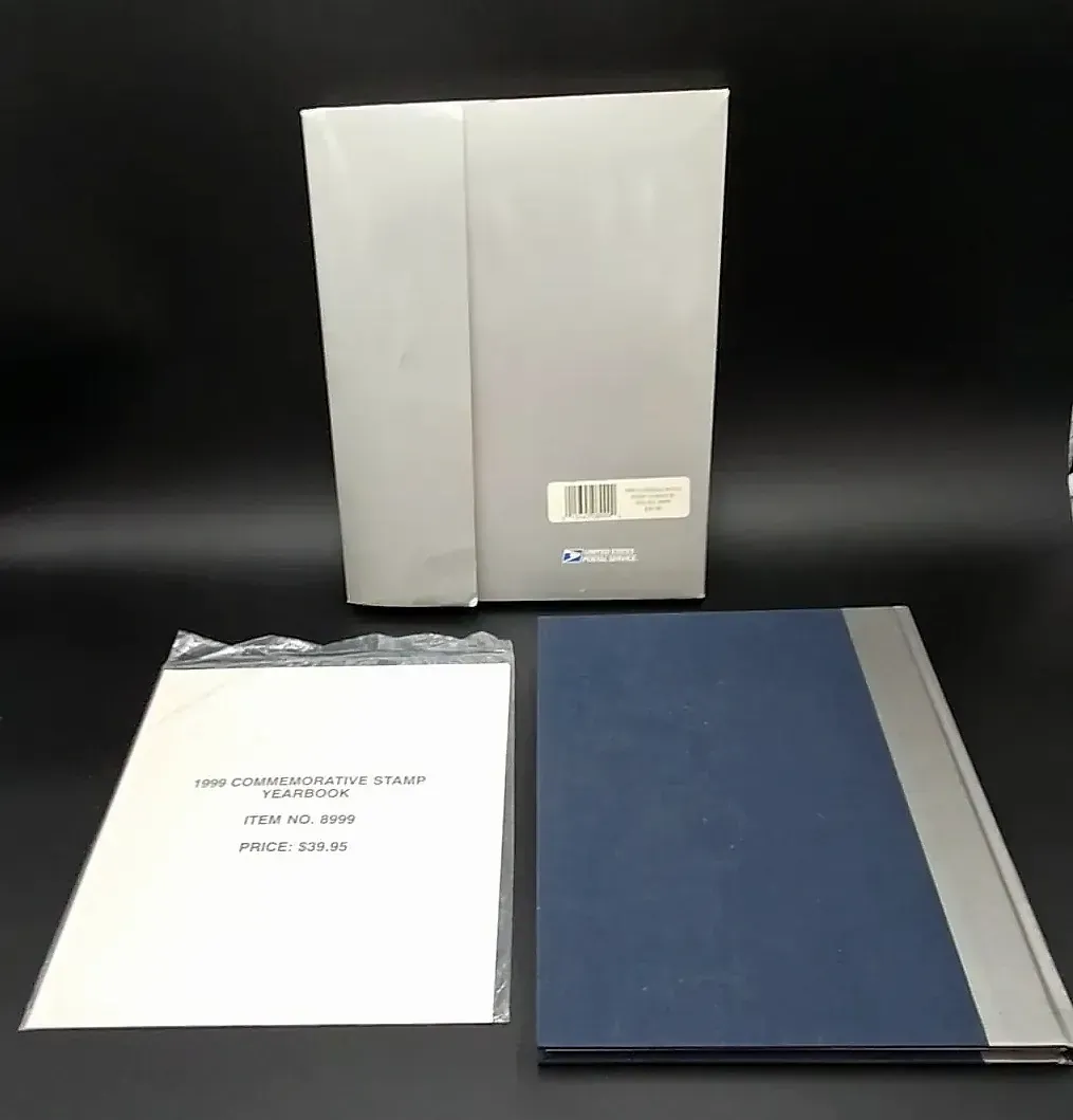 1999 USPS Commemorative Stamp Yearbook Item 8999 complete slipcase sealed stamps