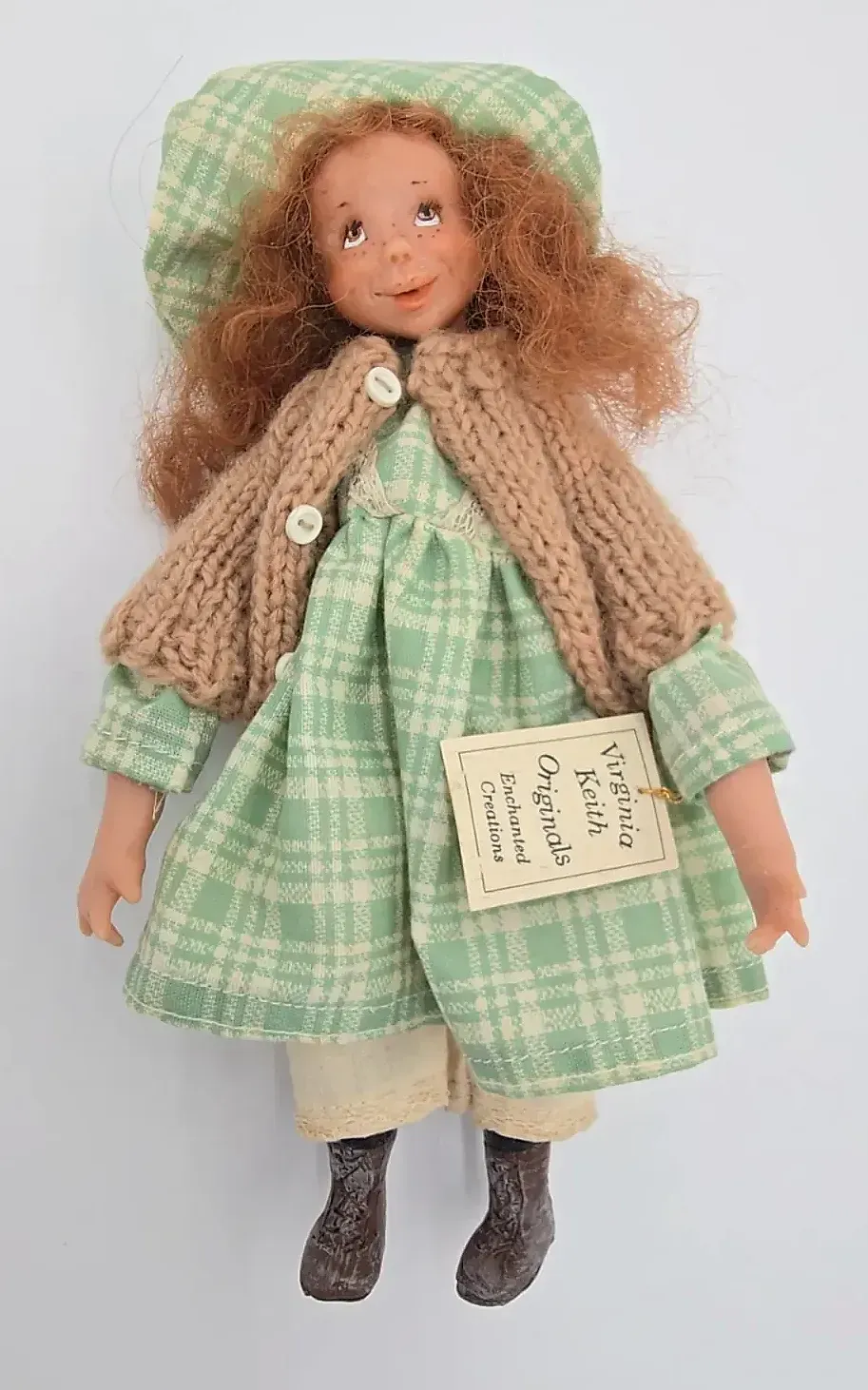 Virginia Keith Originals Enchanted Creations Cindy Handmade Doll 8" w/ Box & Tag