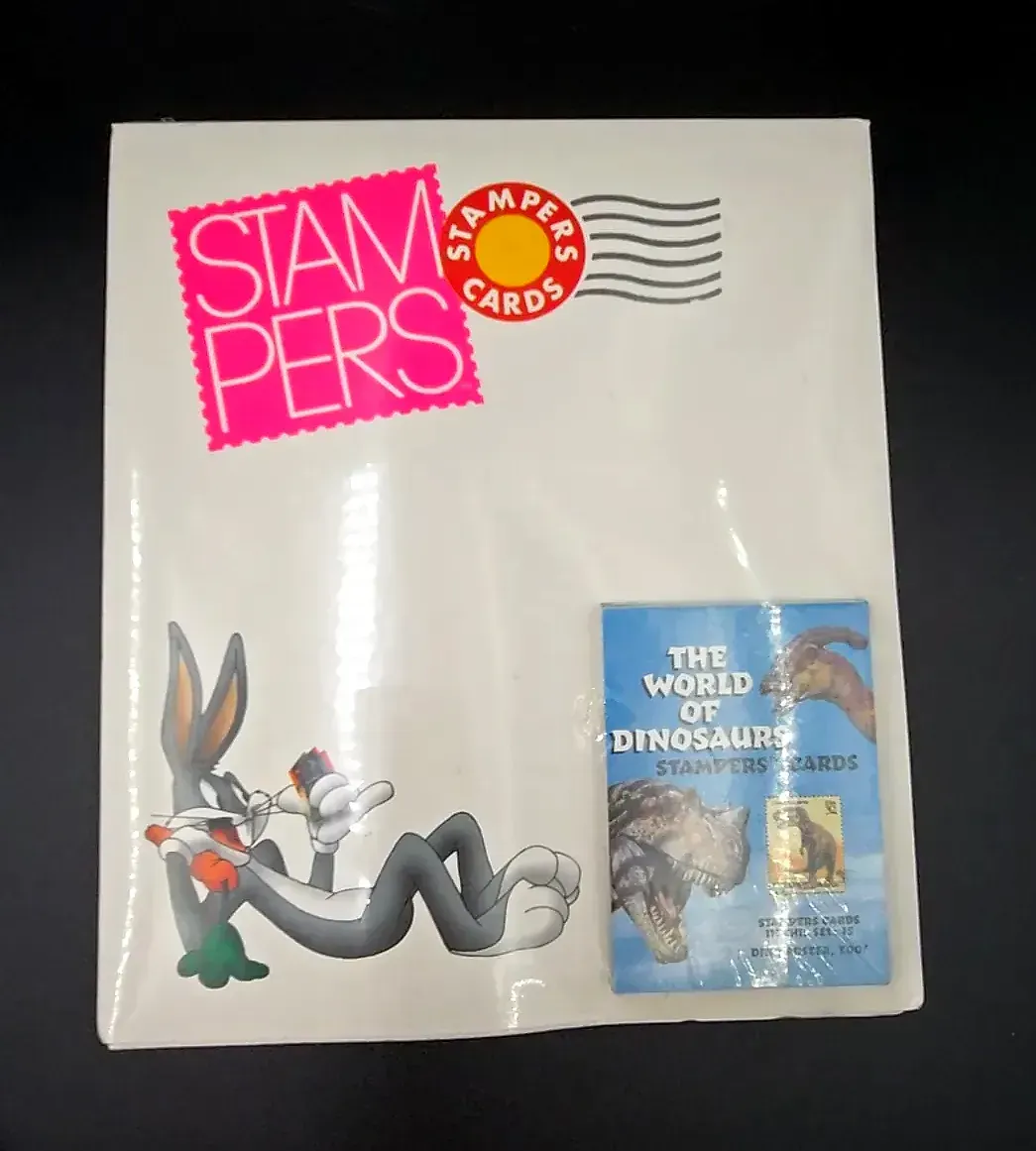 USPS Stampers Saver Cards Lot Sealed Bugs Bunny Dinosaurs Klondike Gold Rush Cinco de Mayo