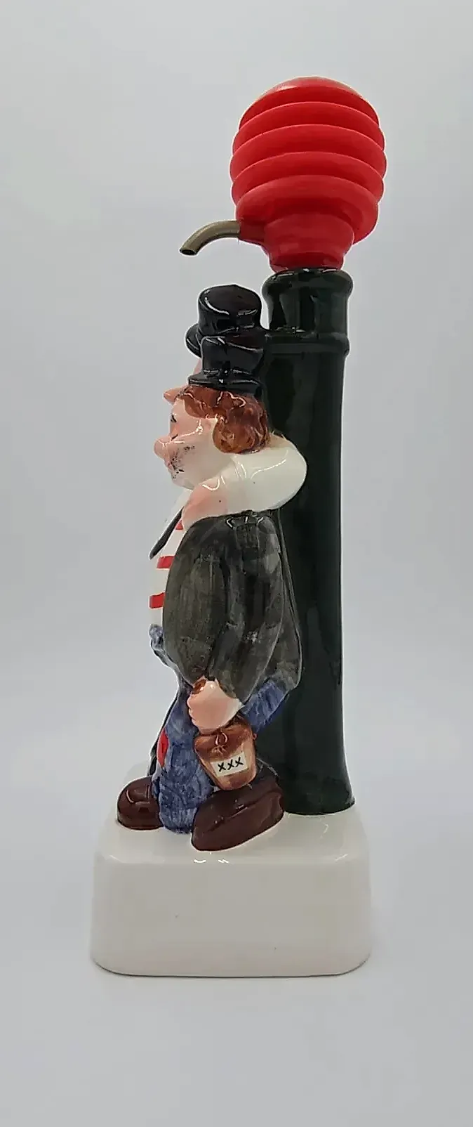 Vintage The Jolly Twosome Liquor Bottle Stopper Pourer Barware Waiter Sailor