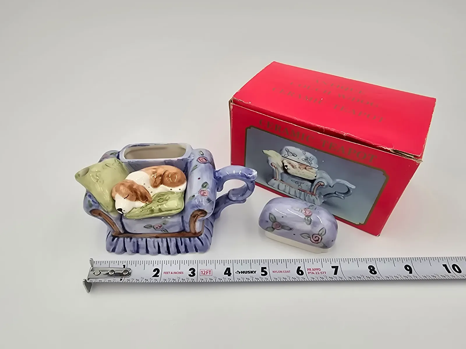 Ceramic Couch w/Dog teapot