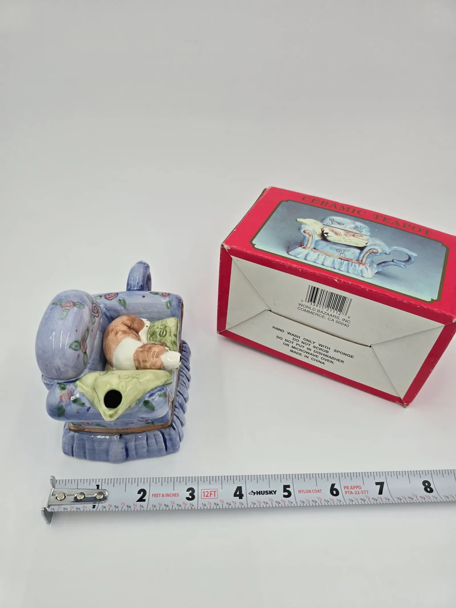 Ceramic Couch w/Dog teapot