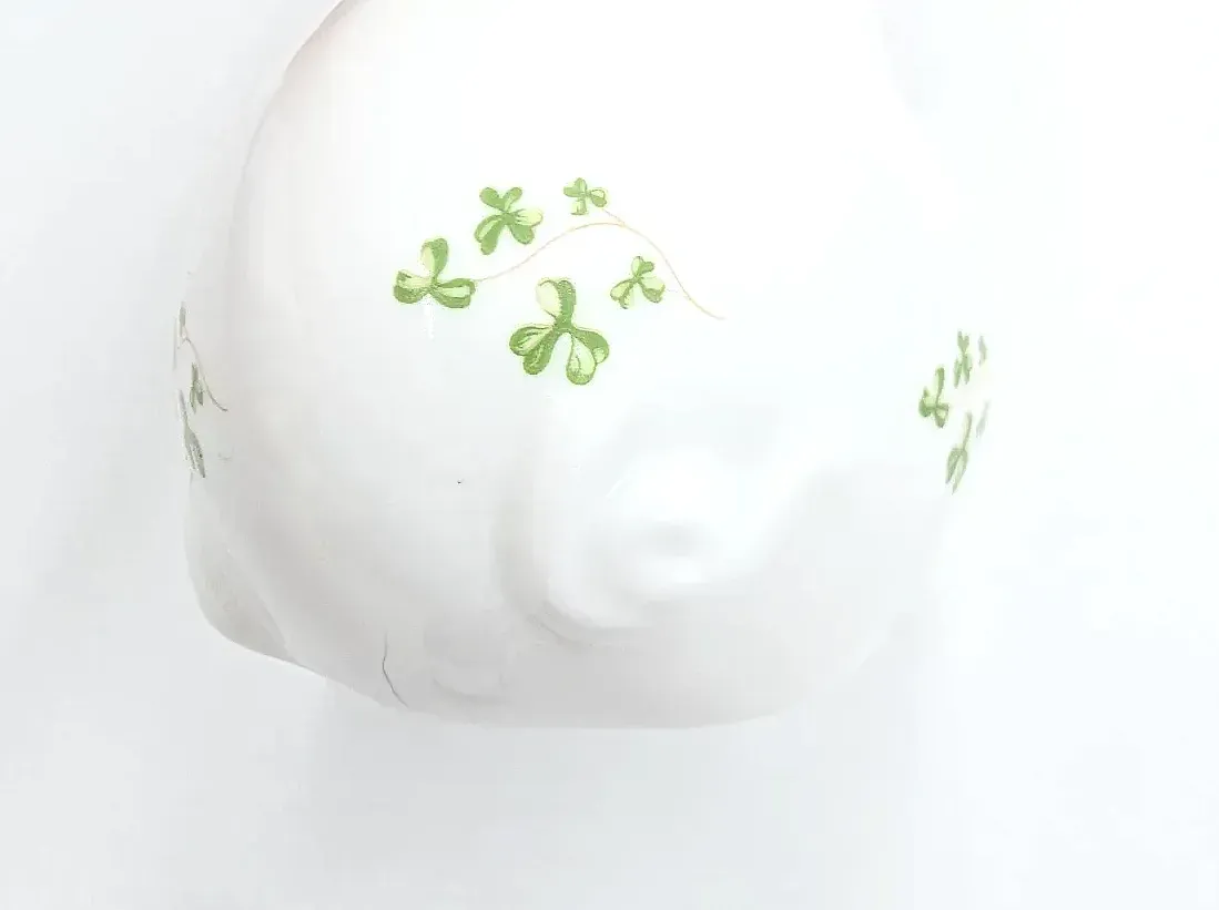 Vintage Royal Tara Ireland Bone China Pig Figurine Shamrock Gold Gilt Irish — underside