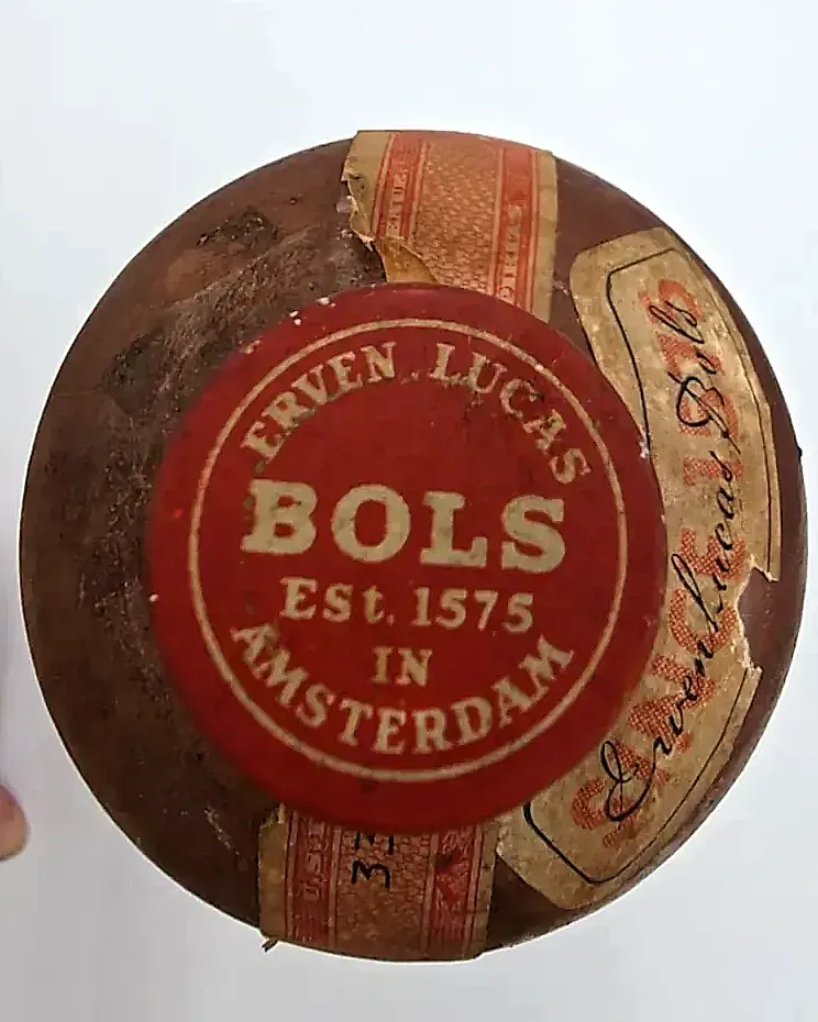 Vintage Bols Orange Curacao Clay Jug Bottle Empty Amsterdam Rhode Island — maker's mark