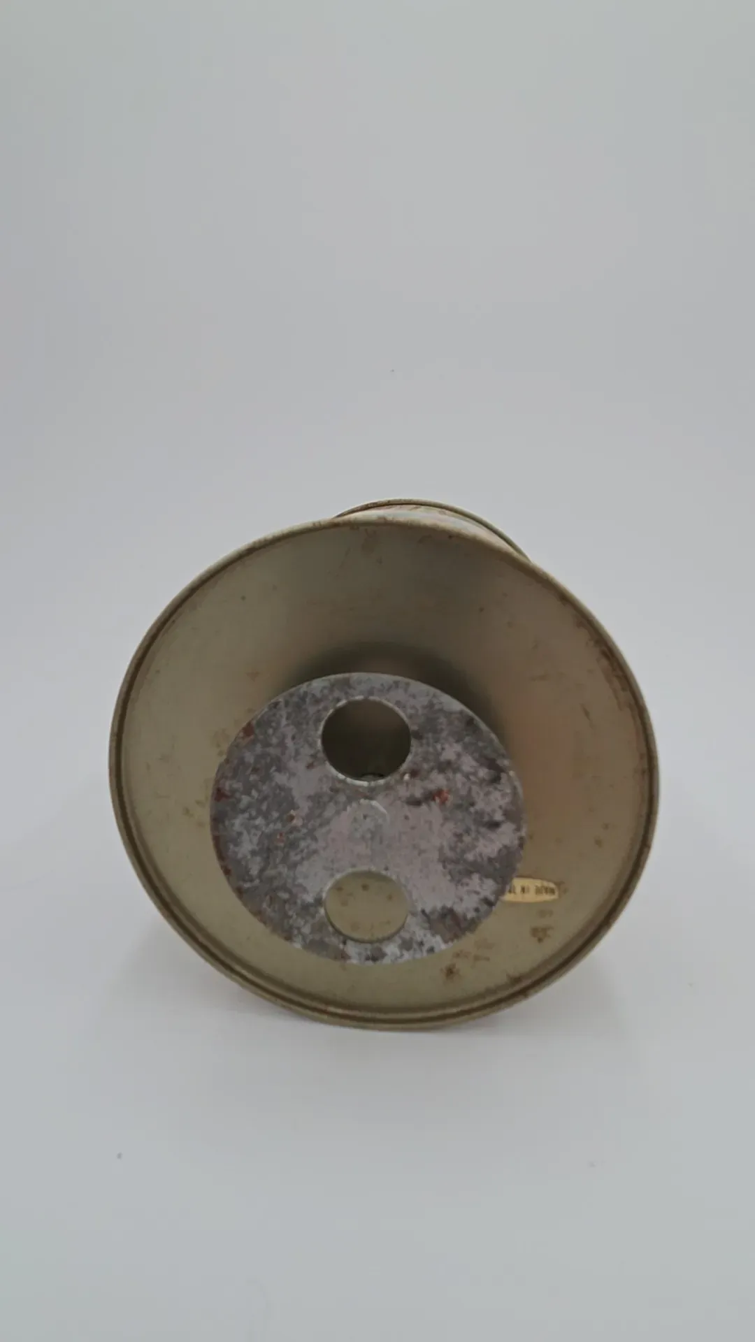 Vintage Working Musical Christmas Tin Canister Holiday Cookie Candy Storage Box