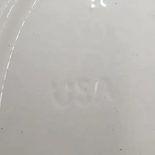 Vintage USA Apple Pie Recipe Pie Plate 10" Ceramic Stoneware Baking Dish Farmhouse