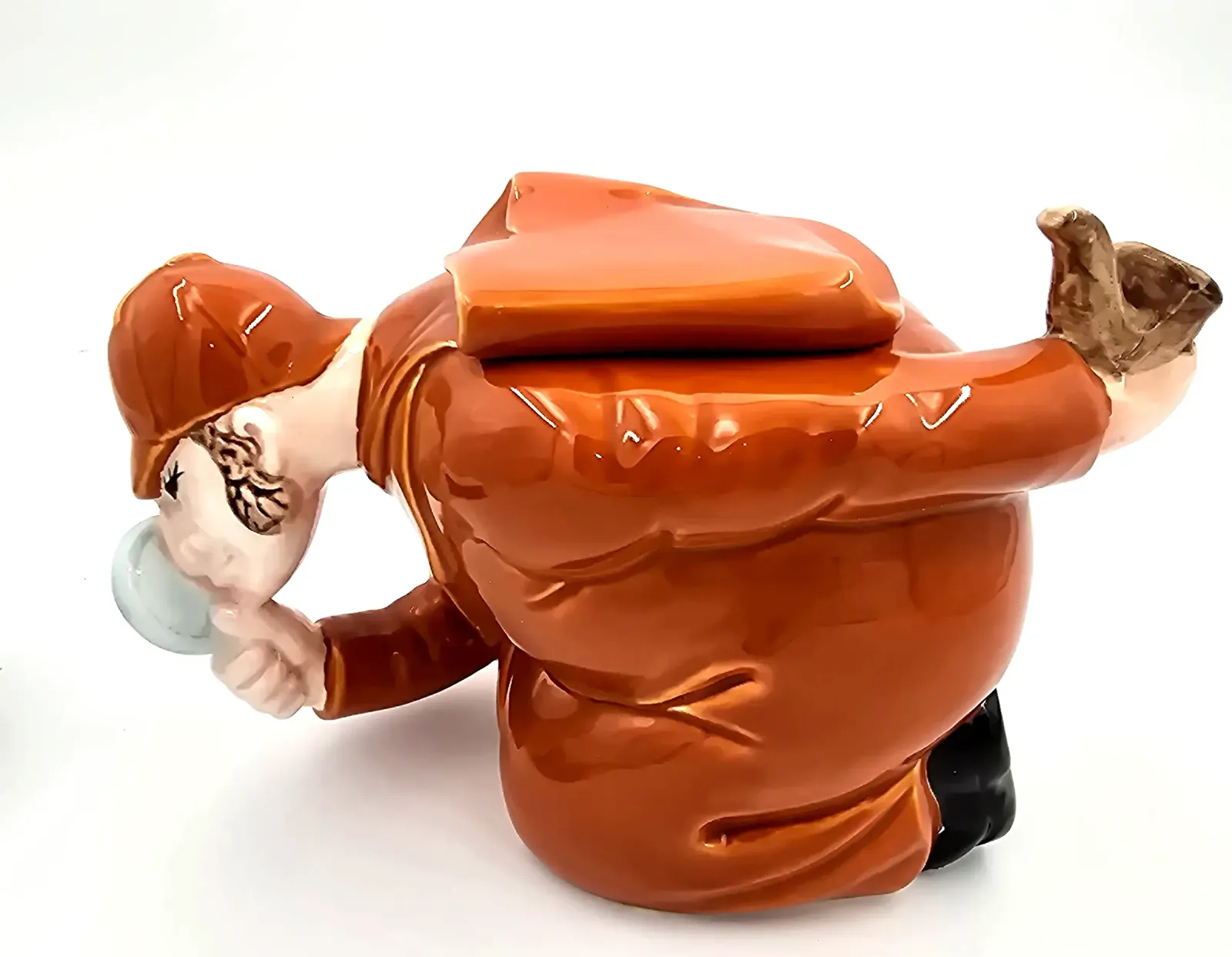 Vtg Sherlock Holmes Figural Novelty Teapot Roy Simpson Luber No 15 Japan