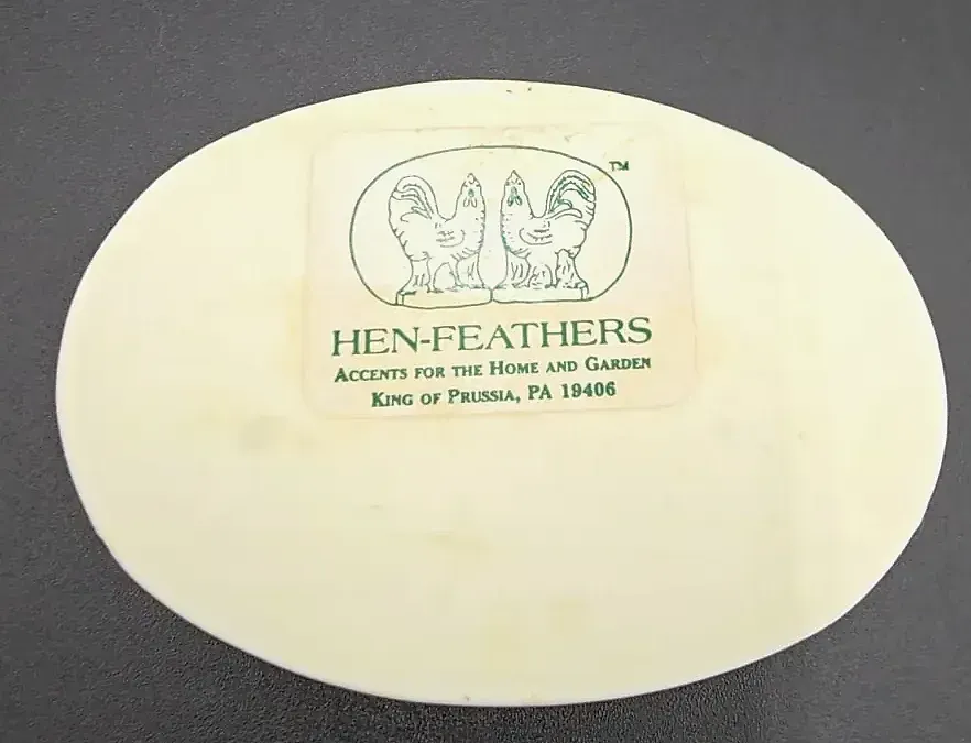 Hen-Feathers Pink Rose Floral Trinket Keepsake Box 3D Flower King of Prussia PA