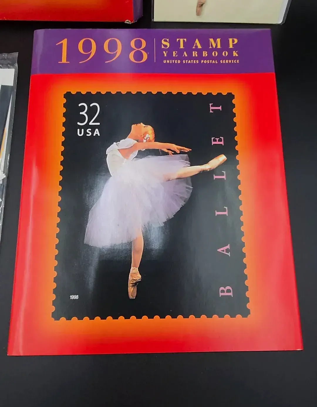 USPS 1998 Commemorative Stamp Yearbook Complete Sealed Stamp Packet + Special Ballerina card set sealedSet