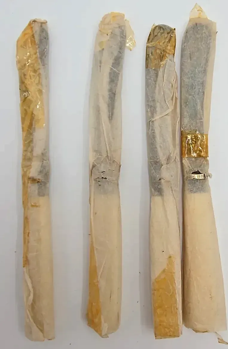 Vintage EPNS Silver Plated Butter Knives Set 6 Original Box England — underside