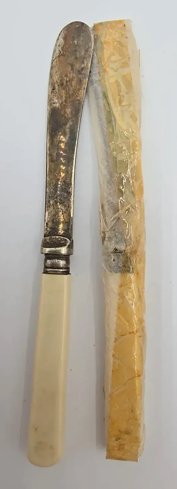 Vintage EPNS Silver Plated Butter Knives Set 6 Original Box England — maker's mark