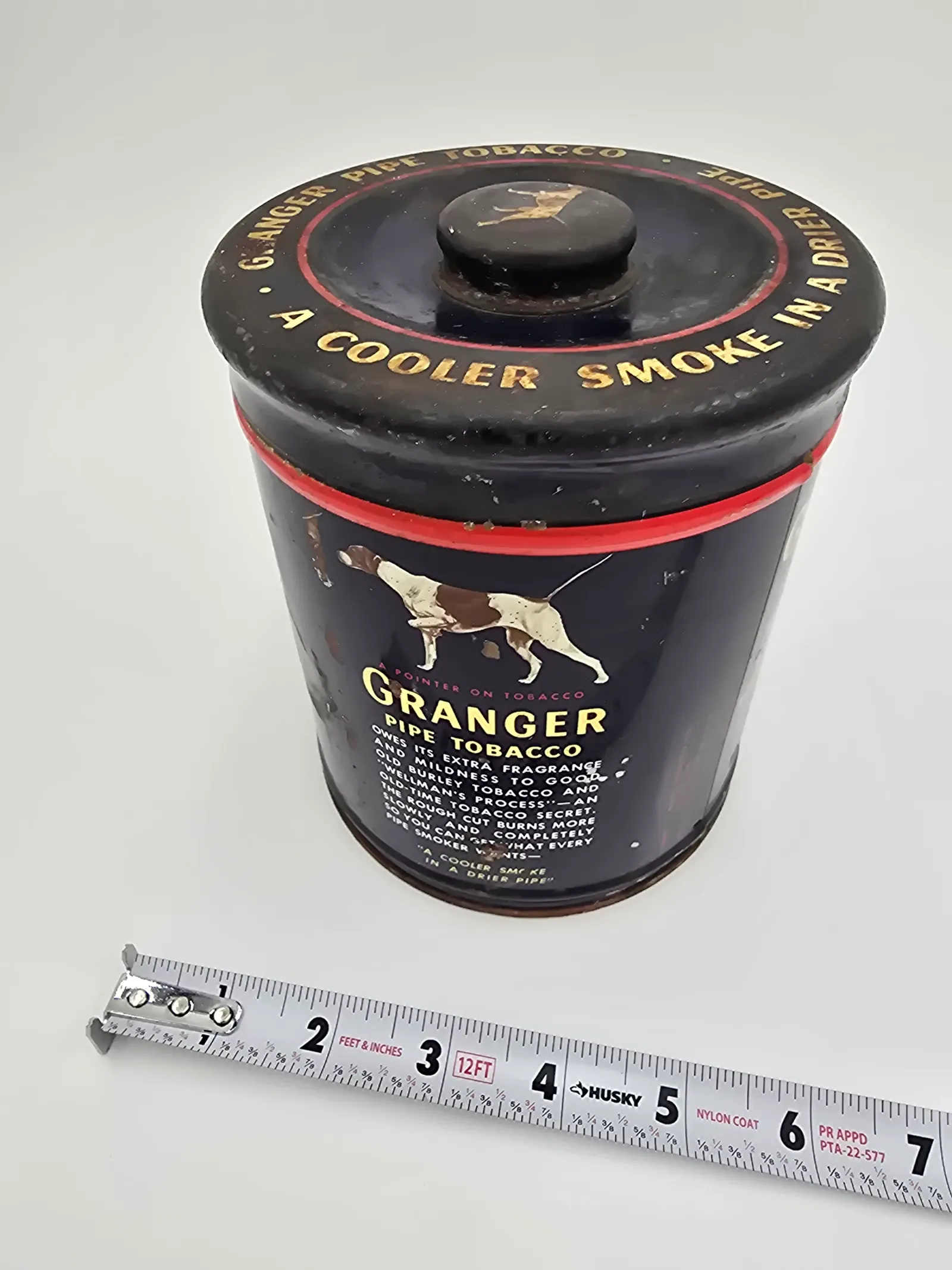 Granger tobacco tin
