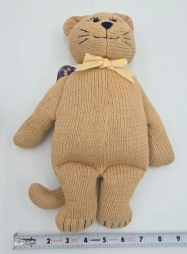 North American Bear Co Knit-Knacks Knit Cat Plush Stuffed Animal
