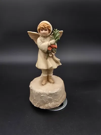 Vintage 1986 Schmid Angel Musical Figurine B. Shackman Music Box Working