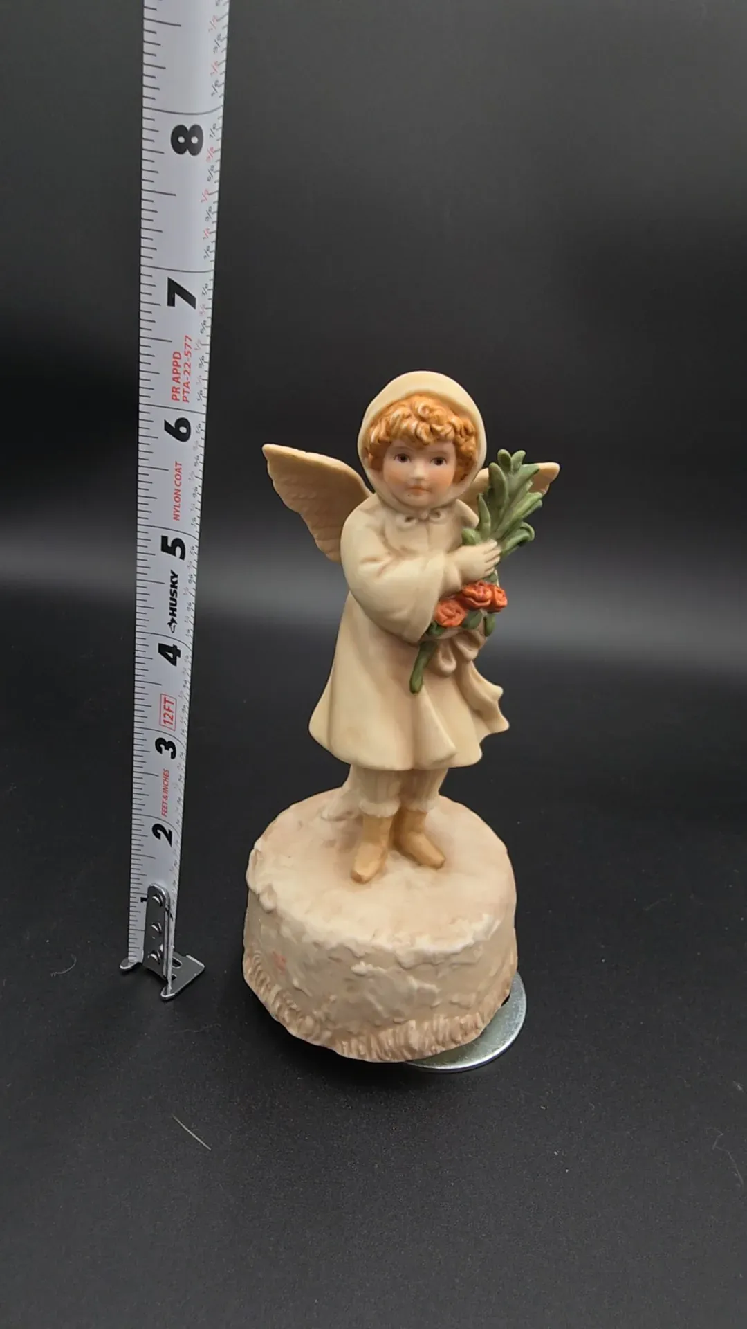 Vintage 1986 Schmid Angel Musical Figurine B. Shackman Music Box Working