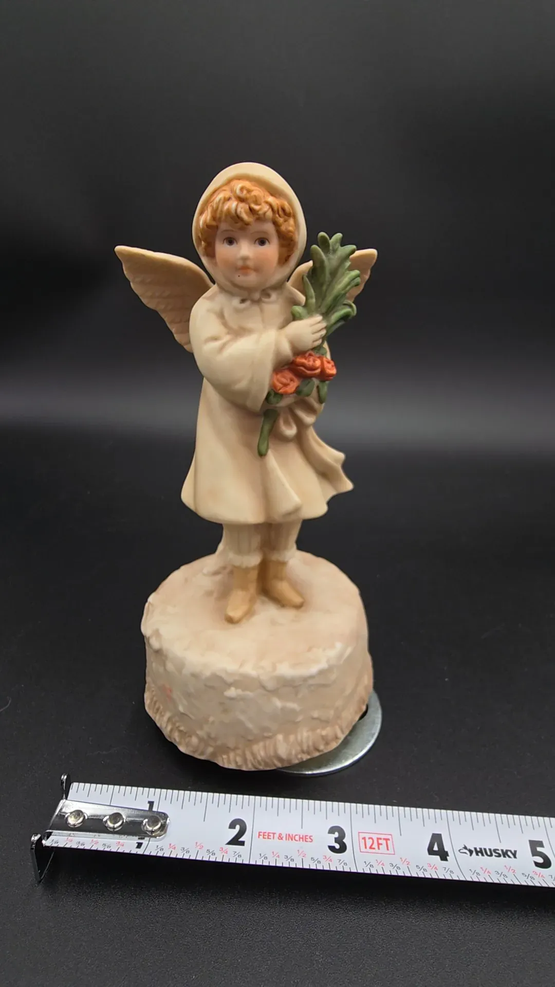 Vintage 1986 Schmid Angel Musical Figurine B. Shackman Music Box Working