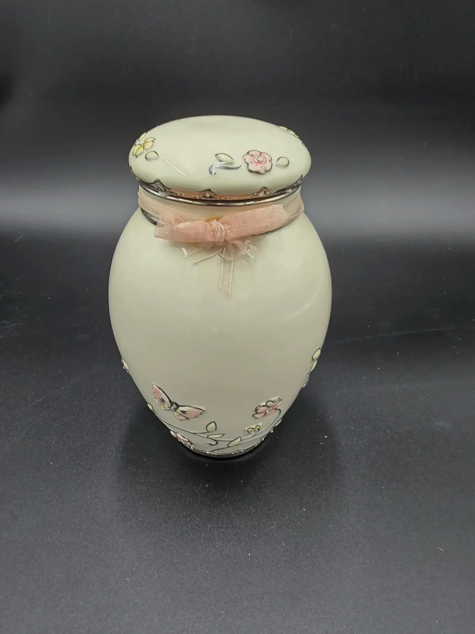 Ardleigh Elliott A Year of Wishes Musical Keepsake Jar Butterfly Music Box 2006