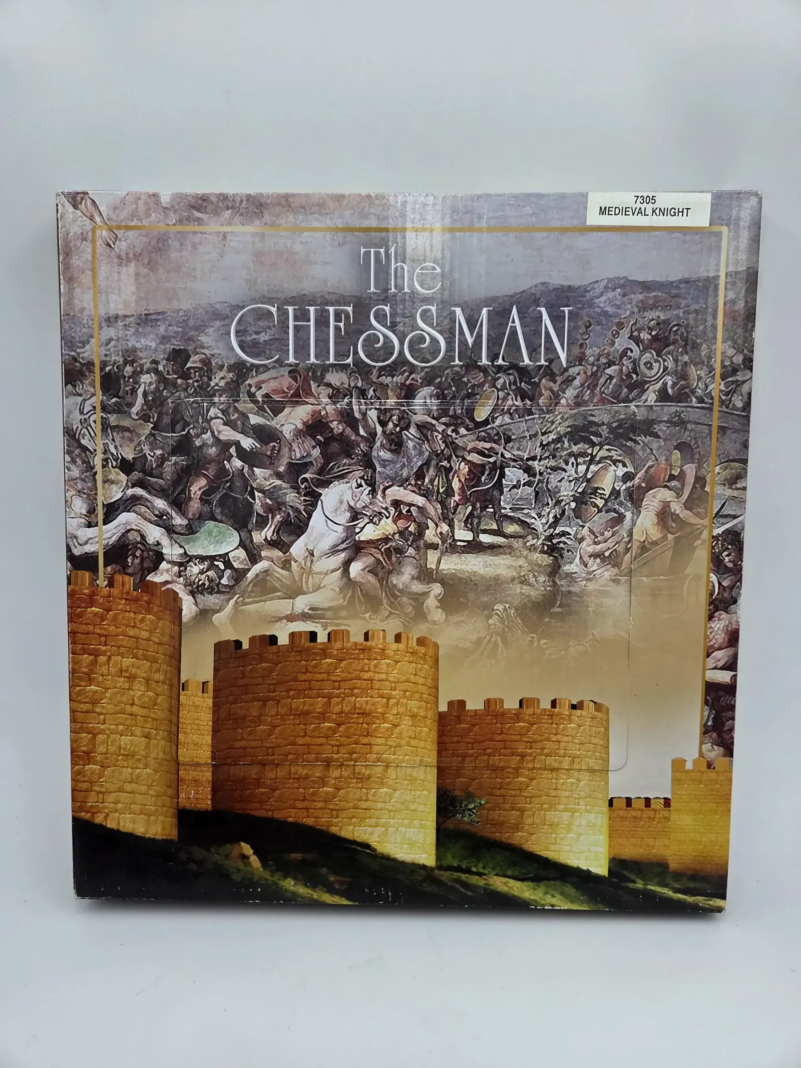The Chessman 7305 Medieval Knight Chess Pieces Set COMPLETE 32 Resin Figurine