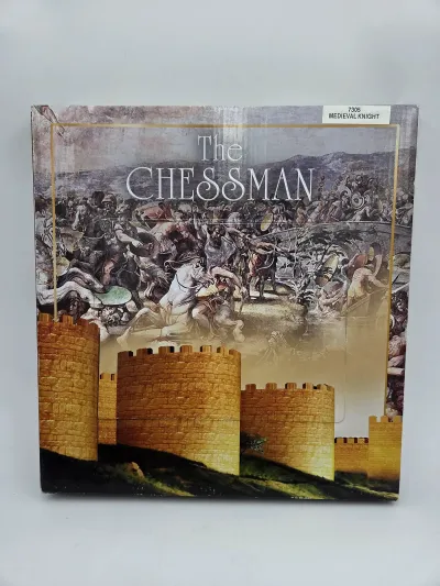 The Chessman 7305 Medieval Knight Chess Pieces Set COMPLETE 32 Resin Figurine