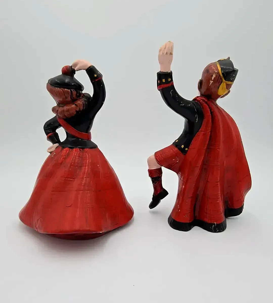 Vintage Scottish Highland Dancer Figurines Pair
