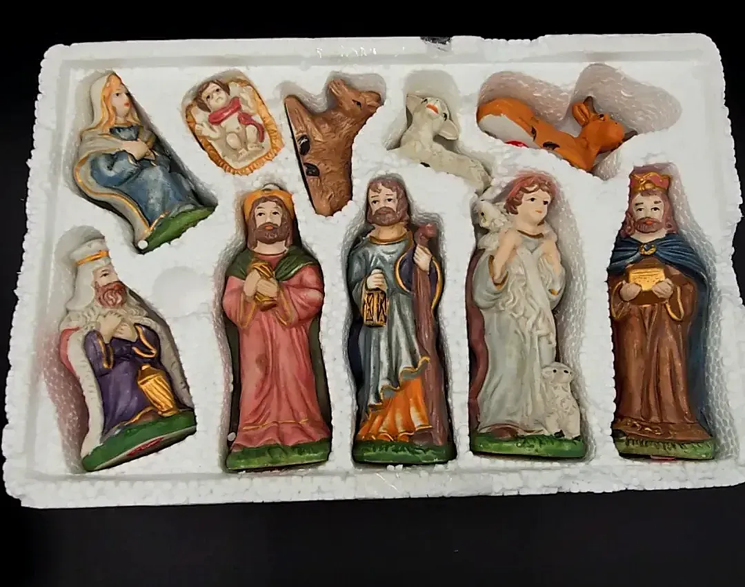Vintage International Bazaar Nativity Set