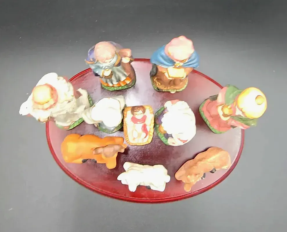 Vintage International Bazaar Nativity Set