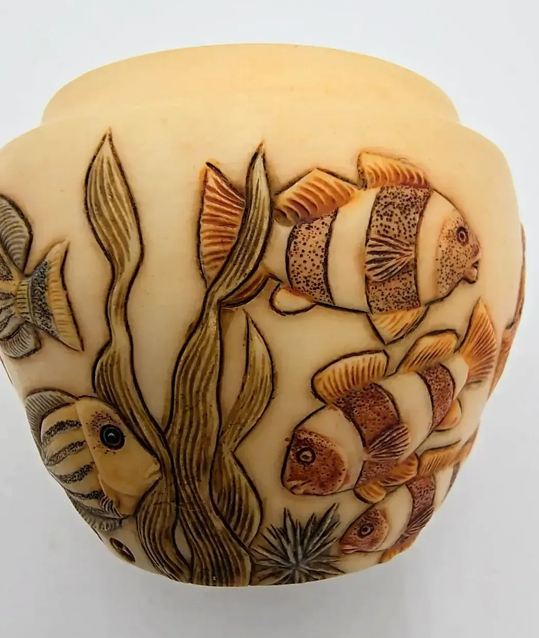 Vintage 2003 Jardinia by Harmony Kingdom "Tropical Garden" Lidded Trinket Box — maker's mark