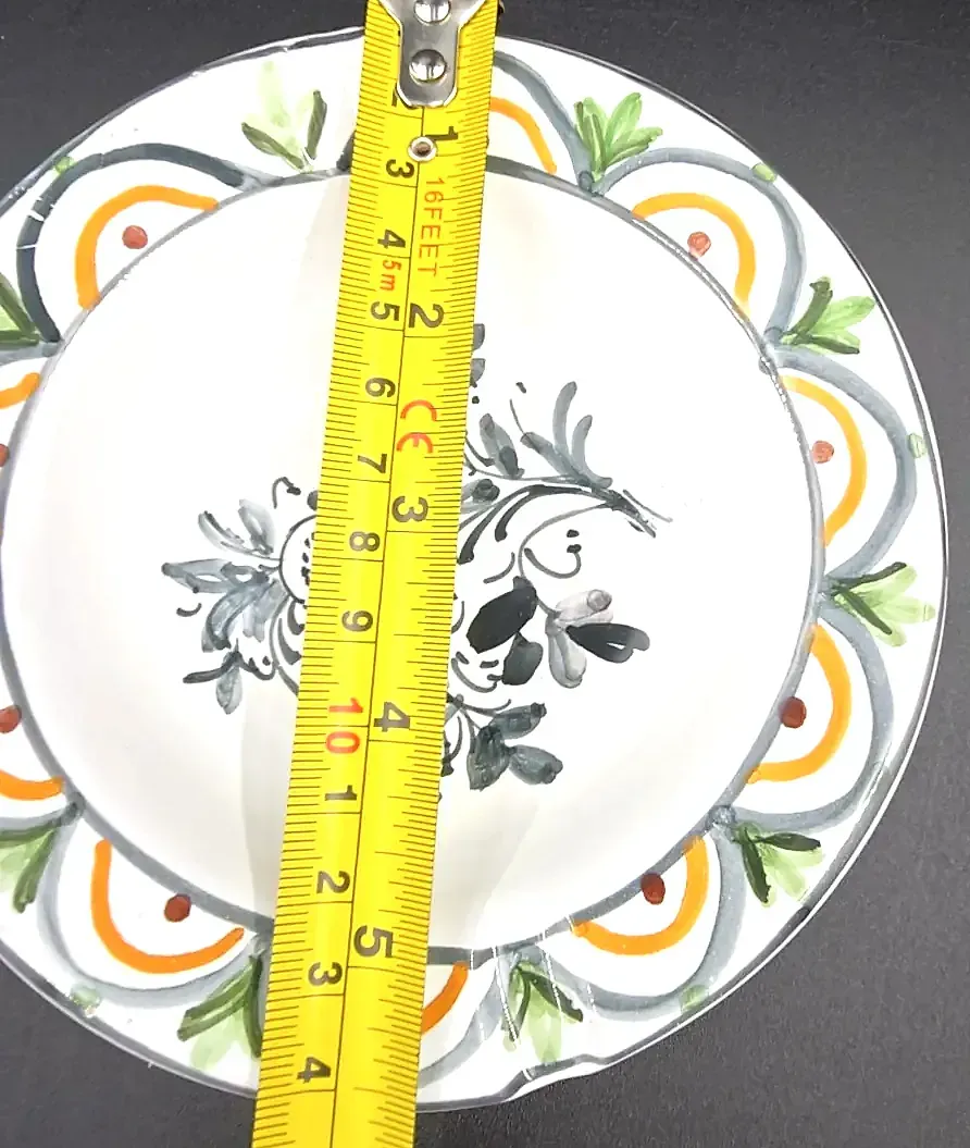 Vintage Italian Pottery Ashtray Arte Basilicata Rionero Hand Painted Majolica — underside