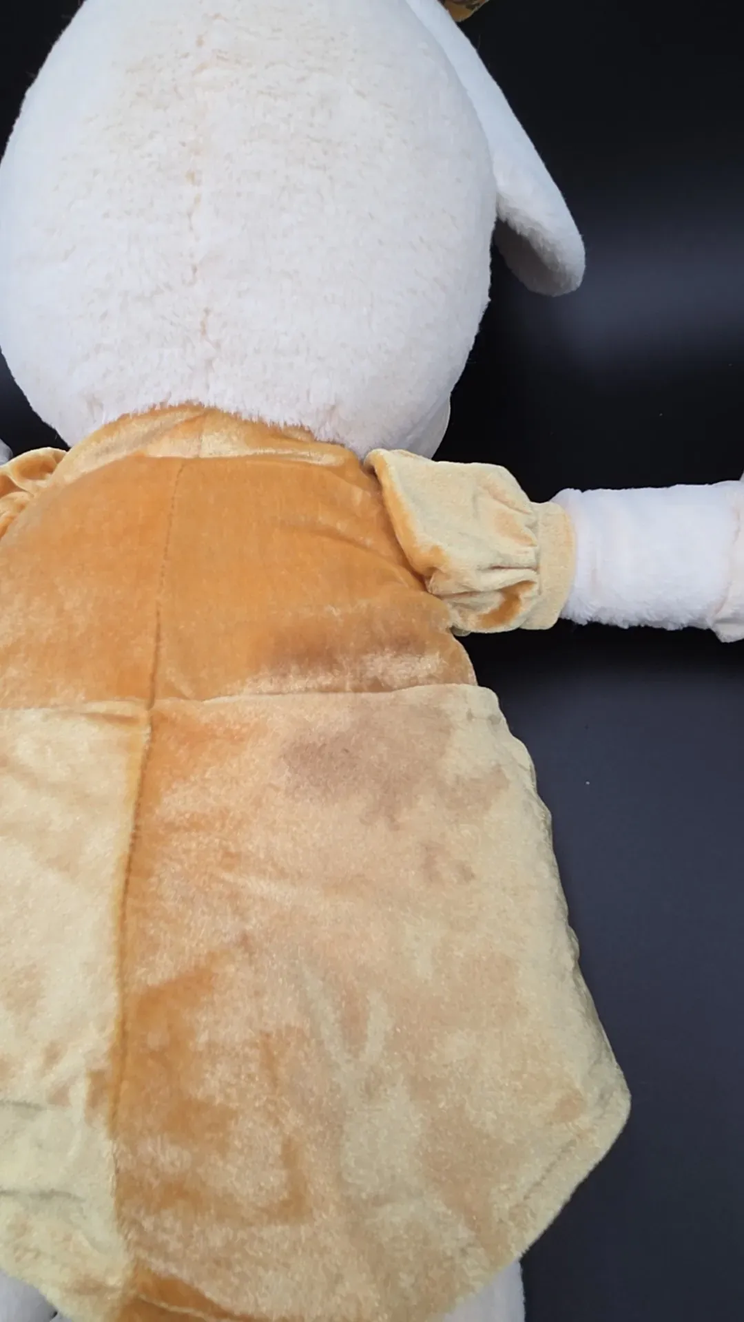 Large Disney Store Minnie Mouse Plush – Gold Dress – 29" ✨