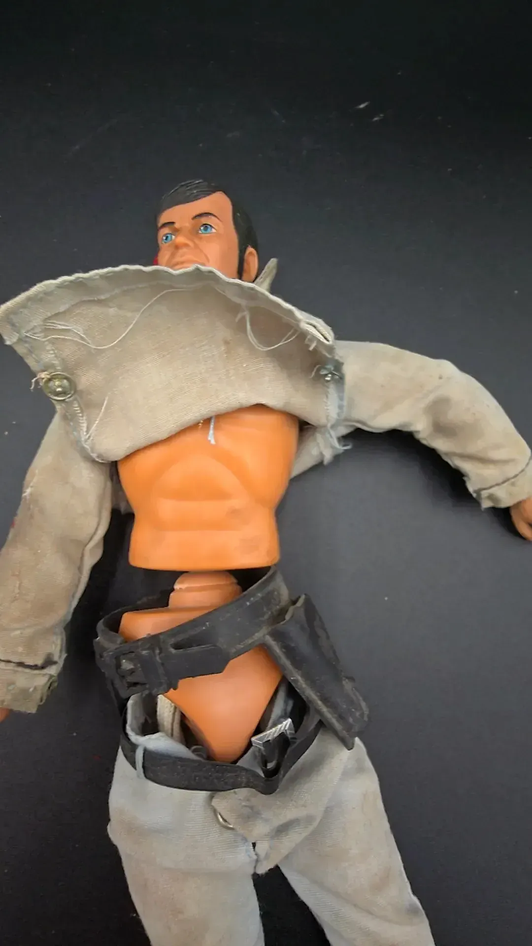 Vintage 1973 Gabriel Lone Ranger Action Figure Original Taiwan Parts Repair Restore