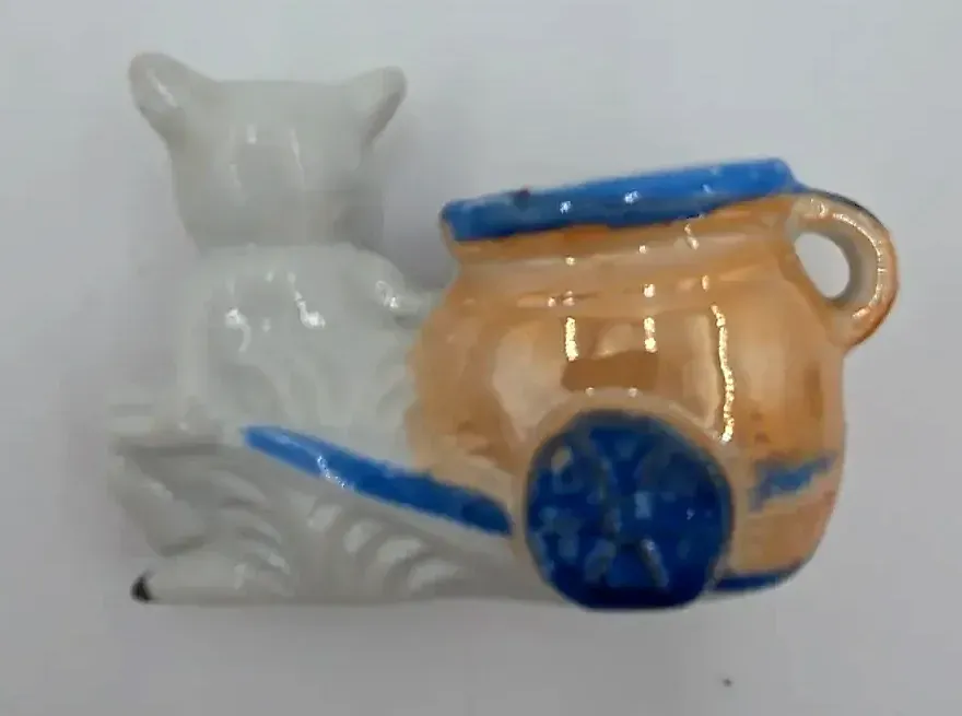 Vintage Made in Occupied Japan Novelty Donkey Planter Toothpick Holder Ceramic