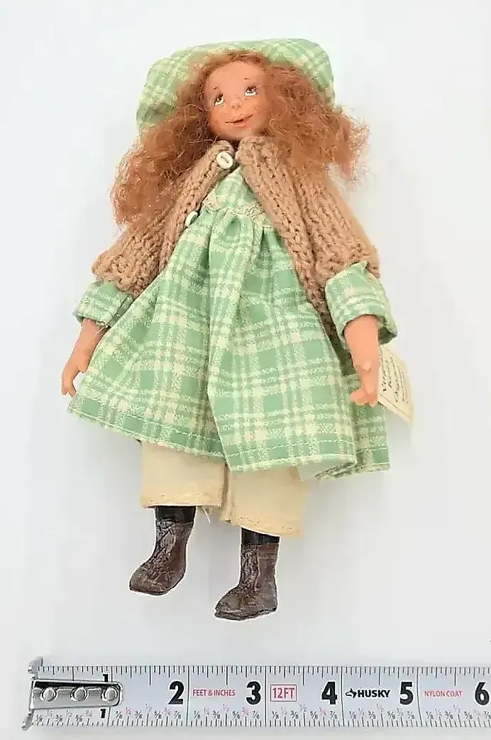 Virginia Keith Originals Enchanted Creations Cindy Handmade Doll 8" w/ Box & Tag — maker's mark