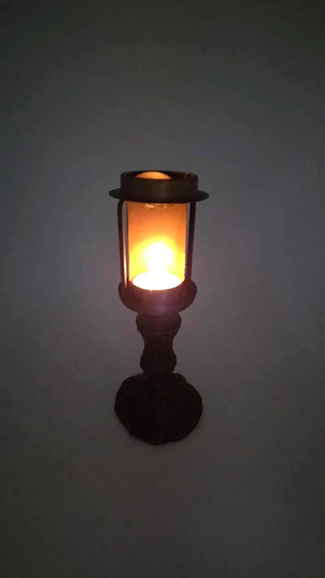 Tiffany Style Dragonfly Stained Glass Accent Lamp Tea Light Candle Holder Decor
