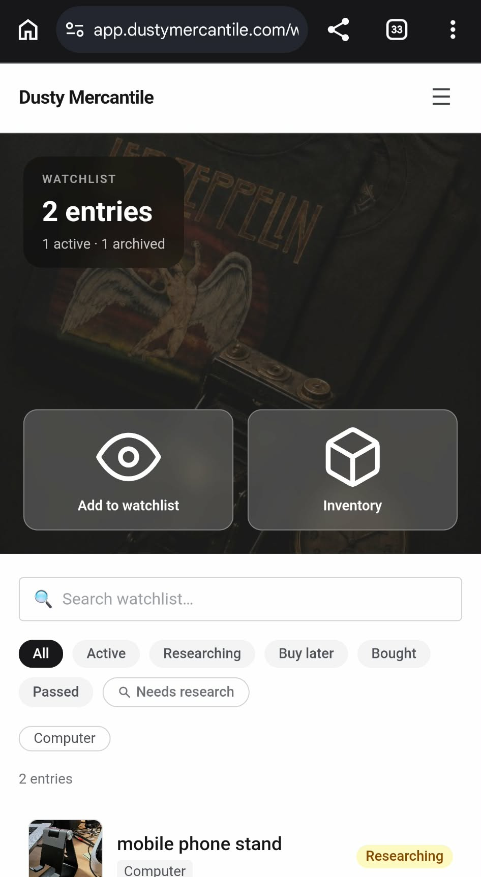 Mobile app